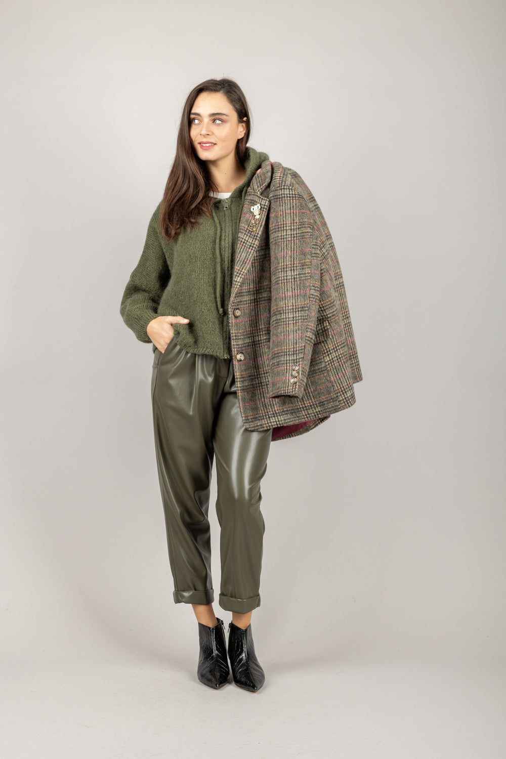 DIXIE - M277Y237 - FELPA MOHAIR CON CAPPUCCIO