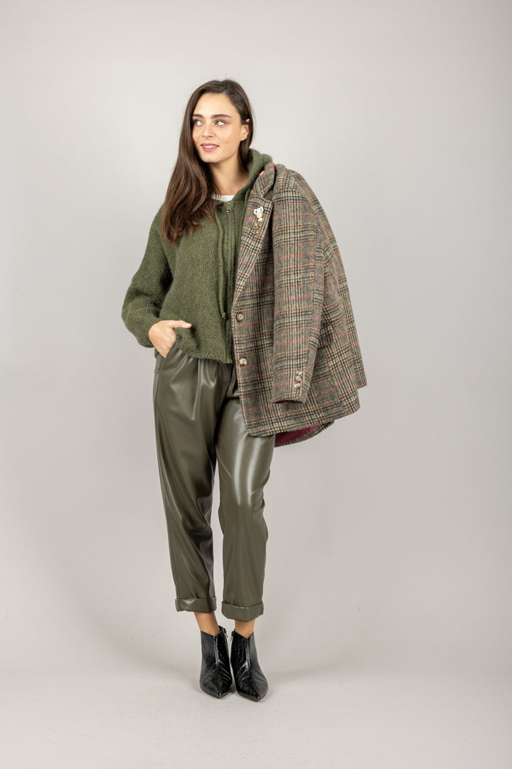 DIXIE - M277Y237 - FELPA MOHAIR CON CAPPUCCIO