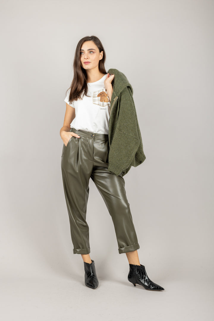 VICOLO - RF0555 - T-SHIRT CON TASCHINO