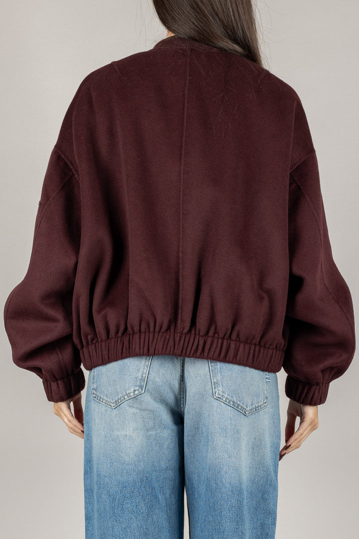 VICOLO - TF0076 - BOMBER HAND MADE CON ARRICCIATURA