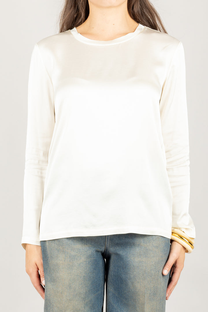 VICOLO - TF0244 - MAGLIA GIROCOLLO IN SATIN