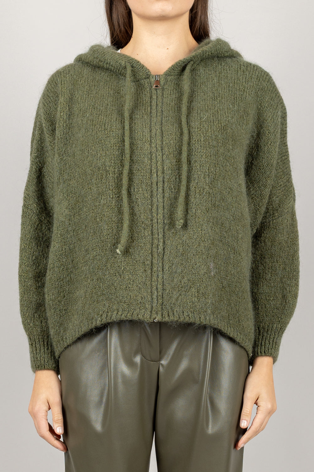 DIXIE - M277Y237 - FELPA MOHAIR CON CAPPUCCIO