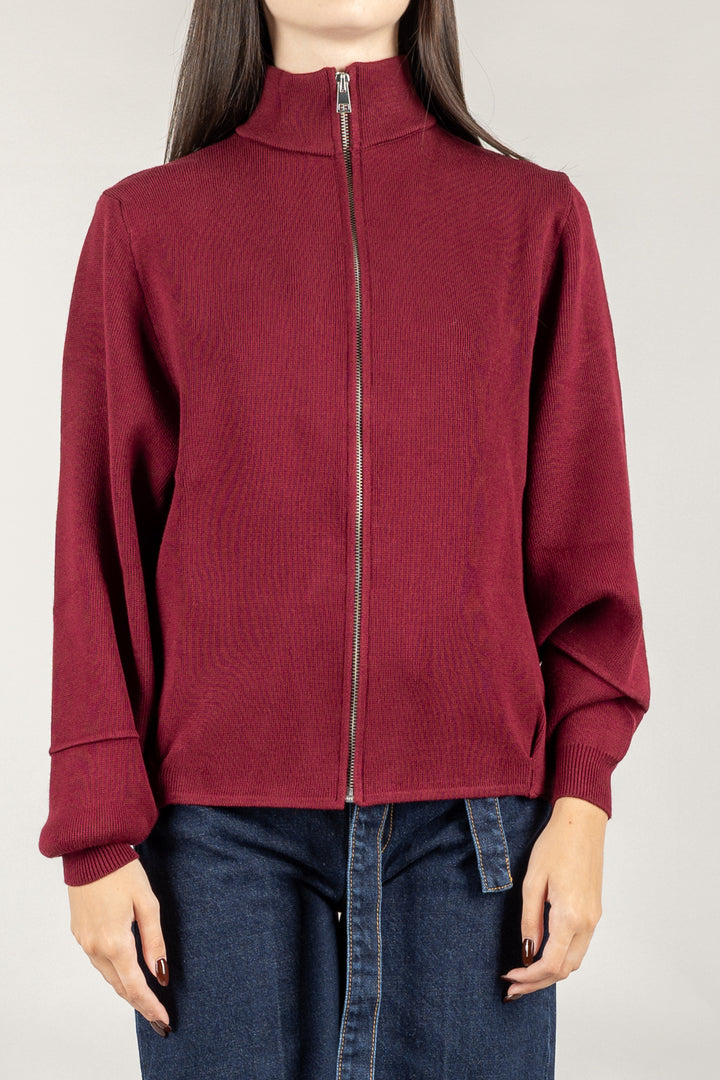 KONTATTO - 3M0947C - CARDIGAN CON ZIP