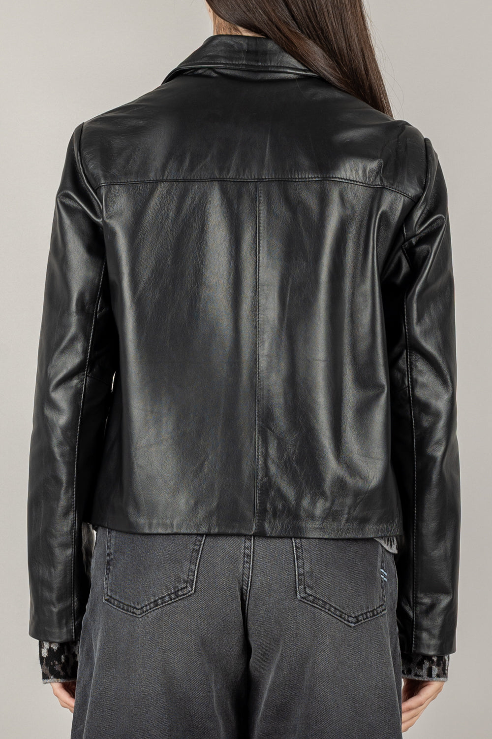 VICOLO - TF0327 - GIACCA IN PELLE CORTA