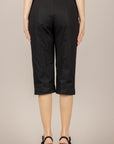 TENSIONE IN - 26P4811 - PANTALONE CAPRI NERO