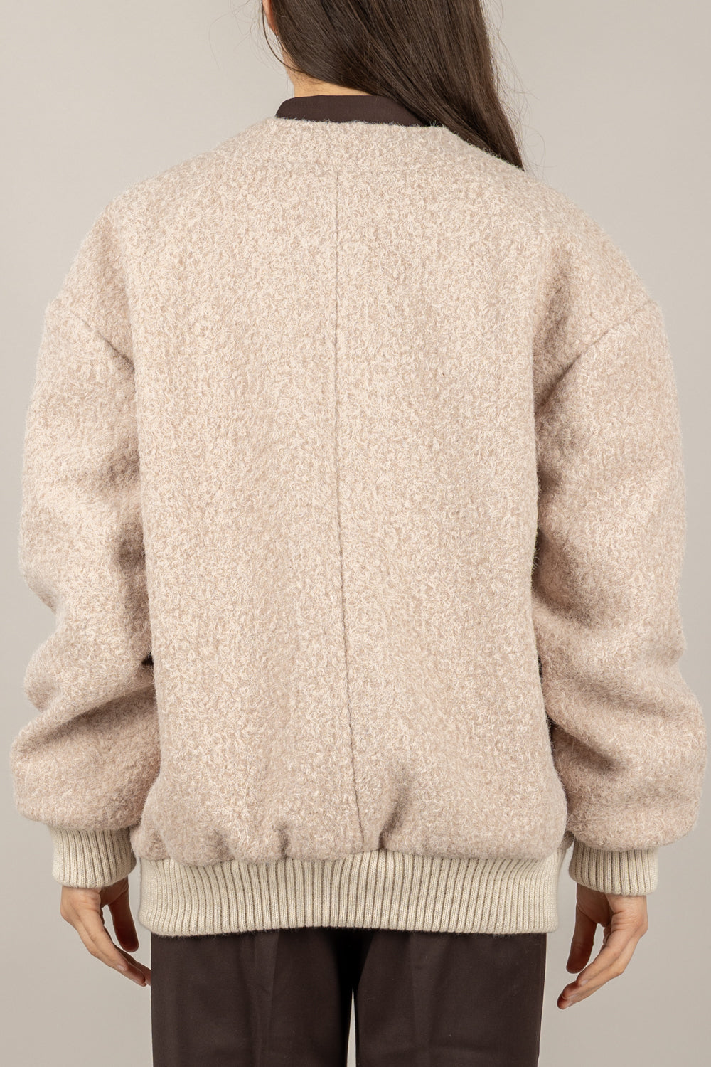 TENSIONE IN - 26B1601 - GIACCA BOMBER SCOLLO A V