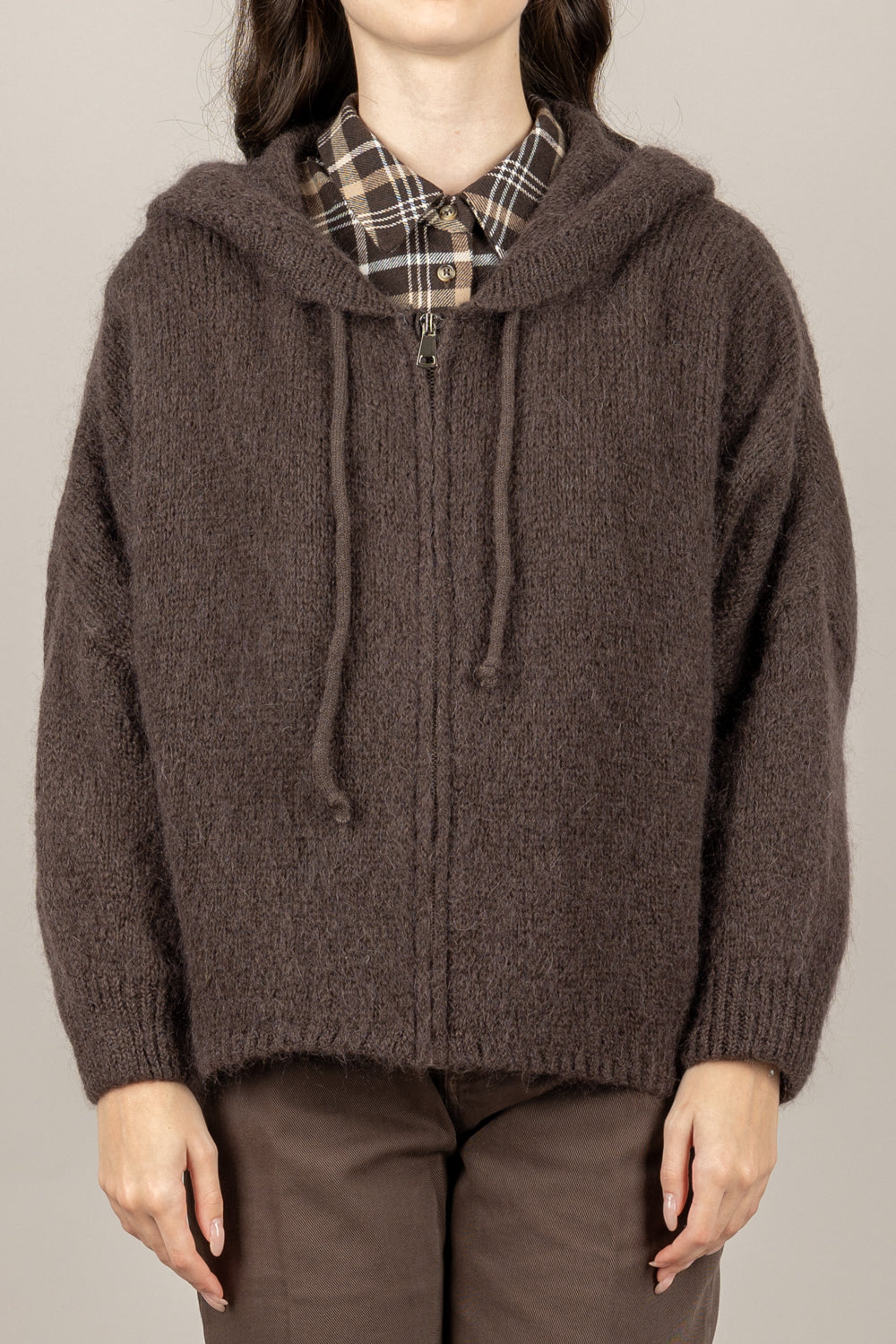 DIXIE - M277Y237 - FELPA MOHAIR CON CAPPUCCIO