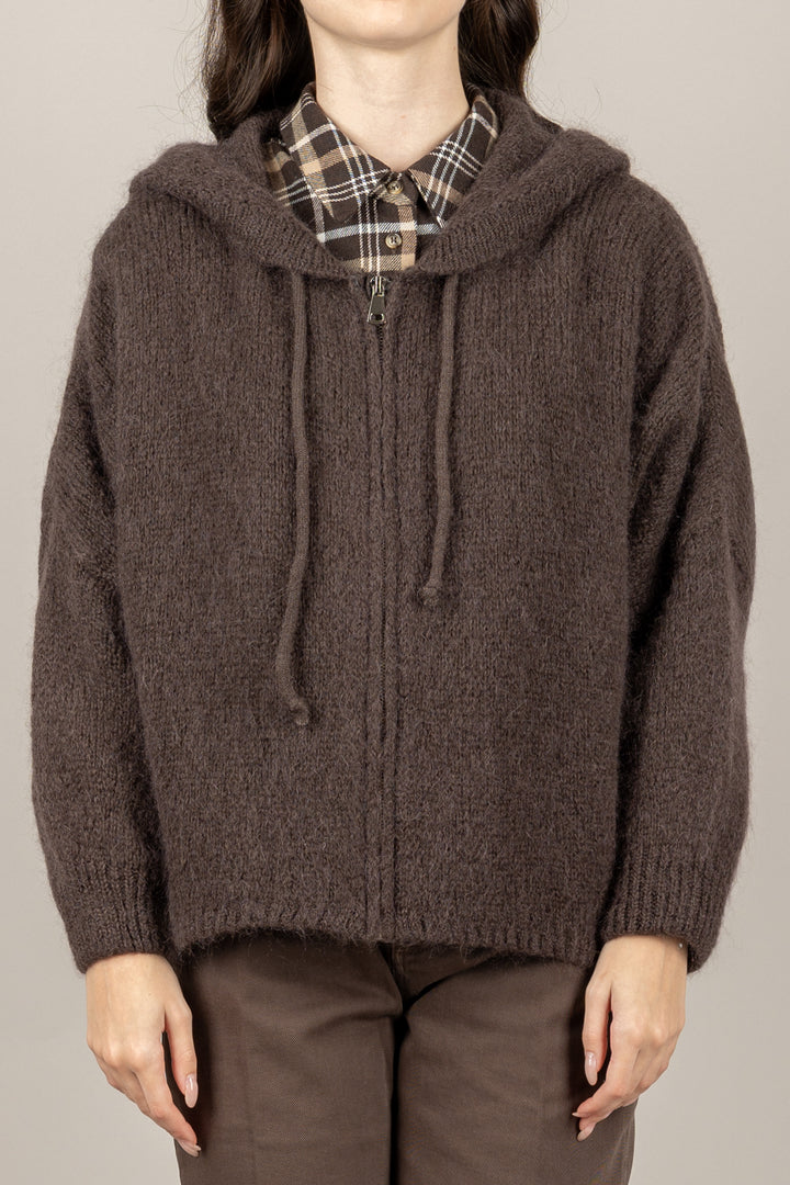 DIXIE - M277Y237 - FELPA MOHAIR CON CAPPUCCIO