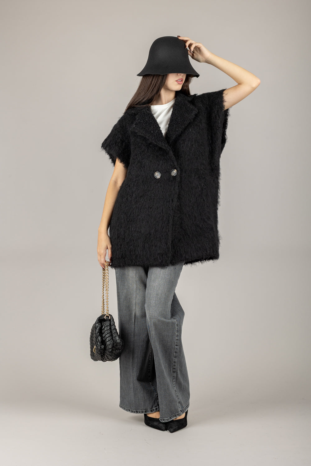 KONTATTO - 3M0921C - GIACCA IN BOUCLE' DOPPIOPETTO