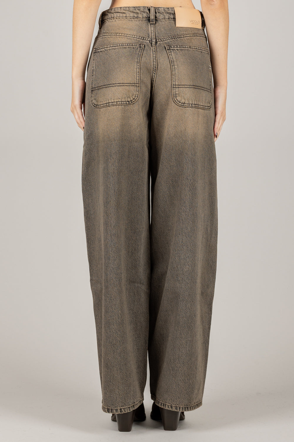 VICOLO - DF5228 - JEANS CHERYL A PALAZZO