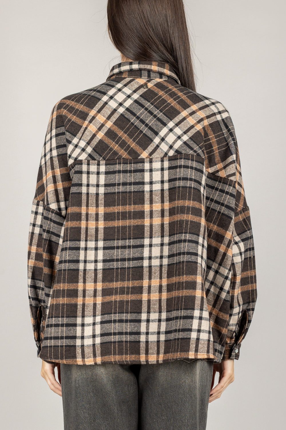 DIXIE - CFHSYLV - CAMICIA CHECK CON TASCHE