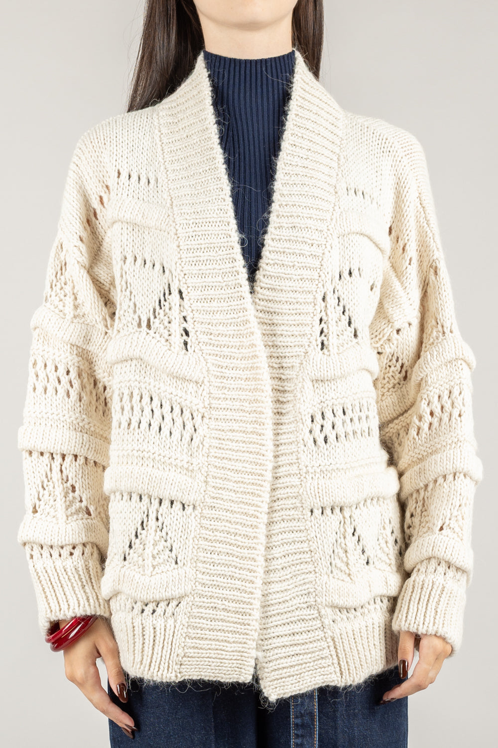 VICOLO - 33047F - CARDIGAN CON RICAMI