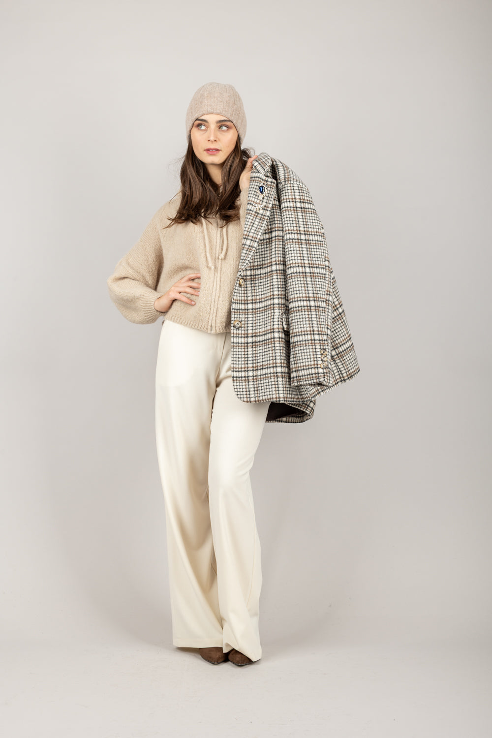 DIXIE - M277Y237 - FELPA MOHAIR CON CAPPUCCIO