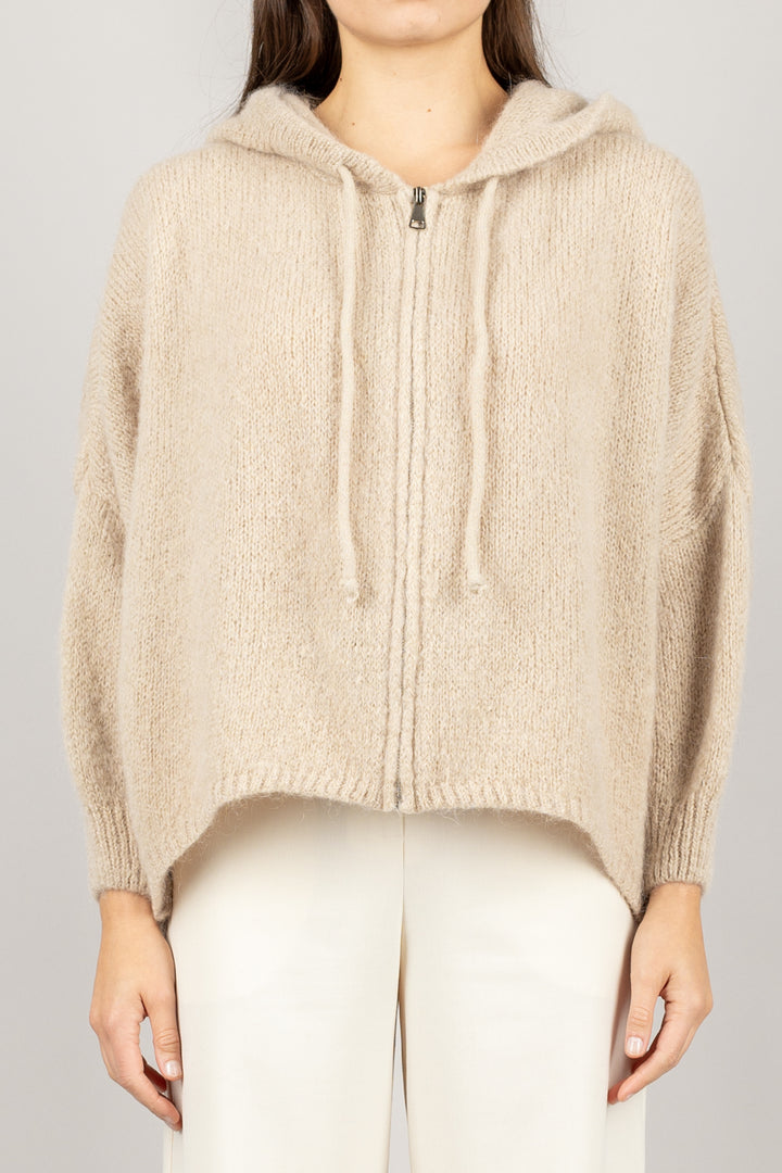 DIXIE - M277Y237 - FELPA MOHAIR CON CAPPUCCIO