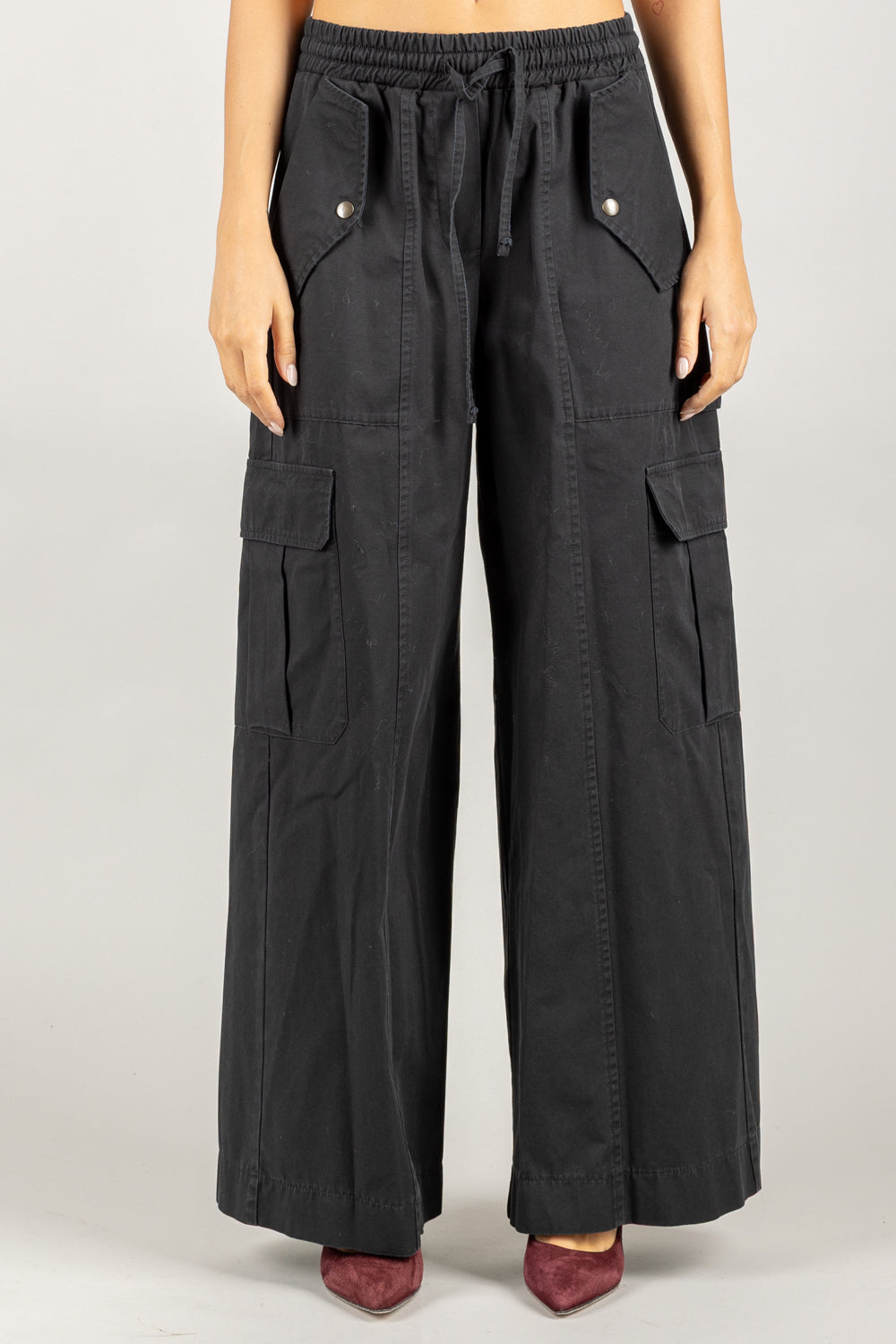 TENSIONE IN - 37629 - PANTALONE CARGO CON TASCONI