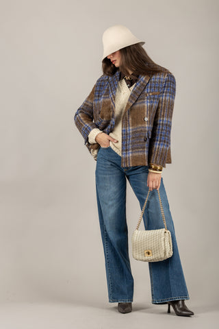 TENSIONE IN - 26B1612 - GIACCA DOPPIOPETTO CHECK