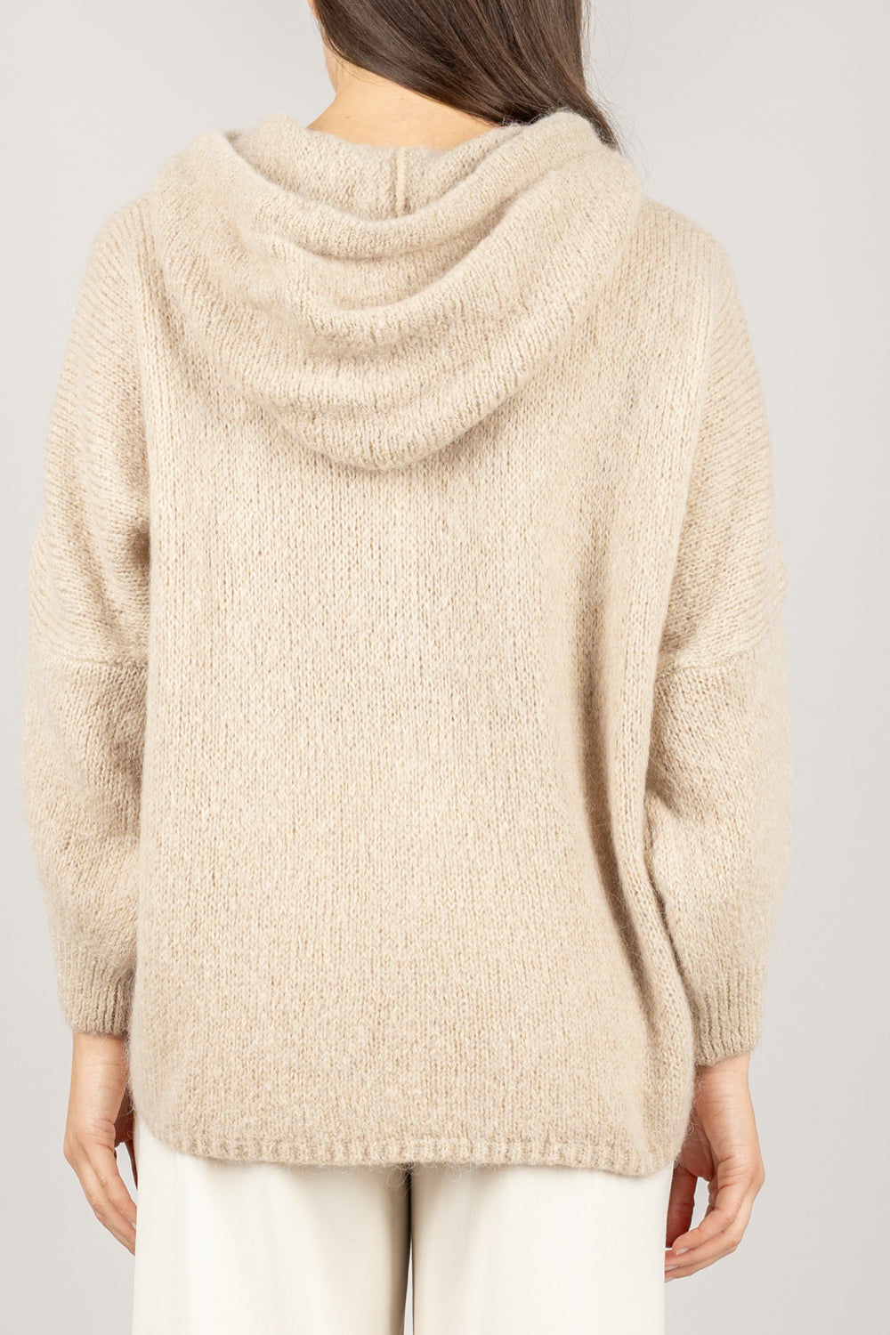 DIXIE - M277Y237 - FELPA MOHAIR CON CAPPUCCIO