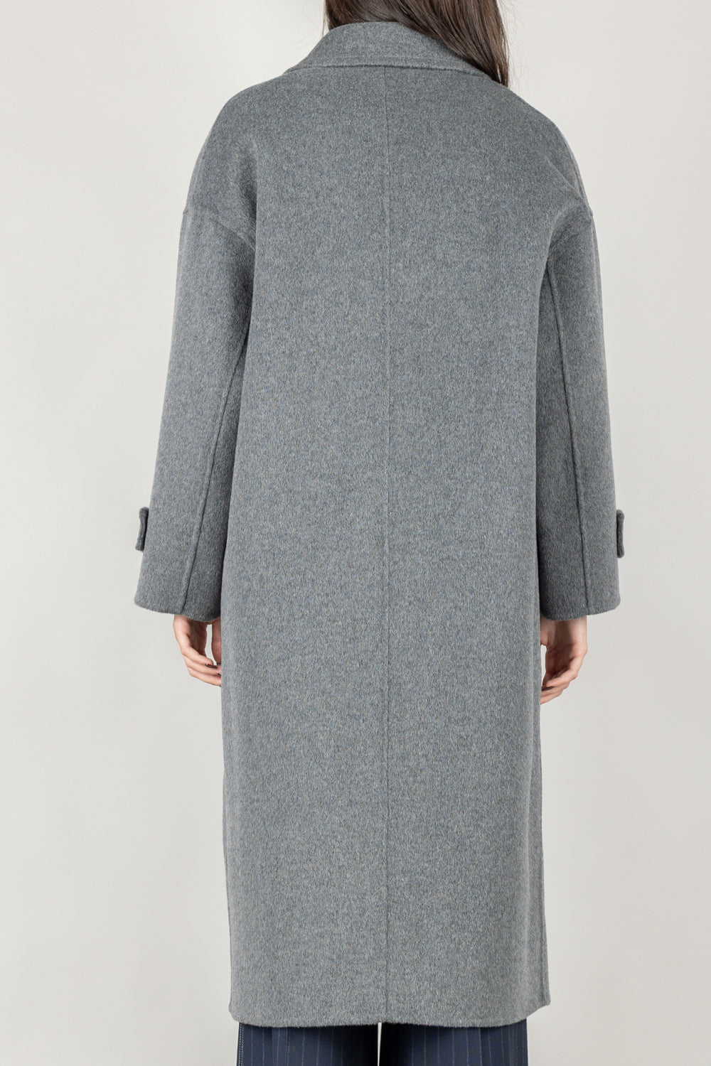 VICOLO - TF0050 - CAPPOTTO LUNGO CON TASCHE LATERALI
