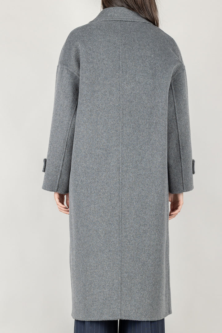 VICOLO - TF0050 - CAPPOTTO LUNGO CON TASCHE LATERALI
