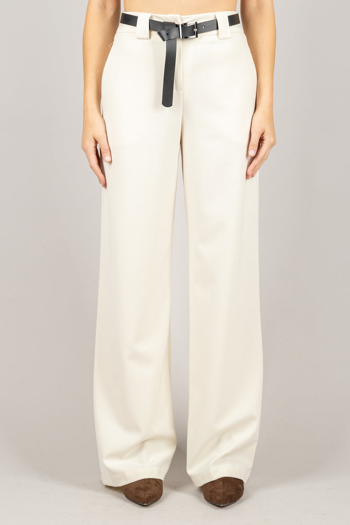 TENSIONE IN - 26P1046 - PANTALONE GAMBA DRITTA CON CINTURA