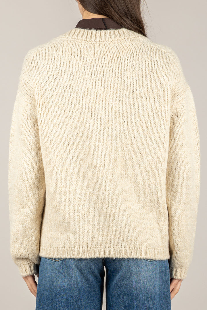 VICOLO - 33063F - MAGLIA SCOLLO A V