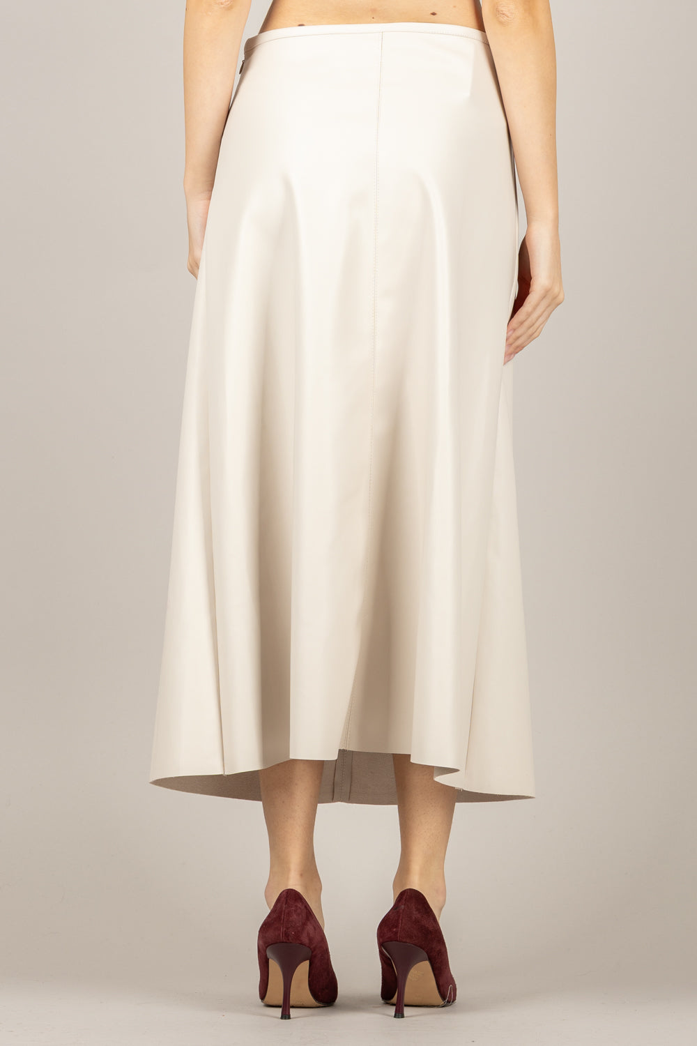 TENSIONE IN - 122154-25 - GONNA LONGUETTE IN ECOPELLE