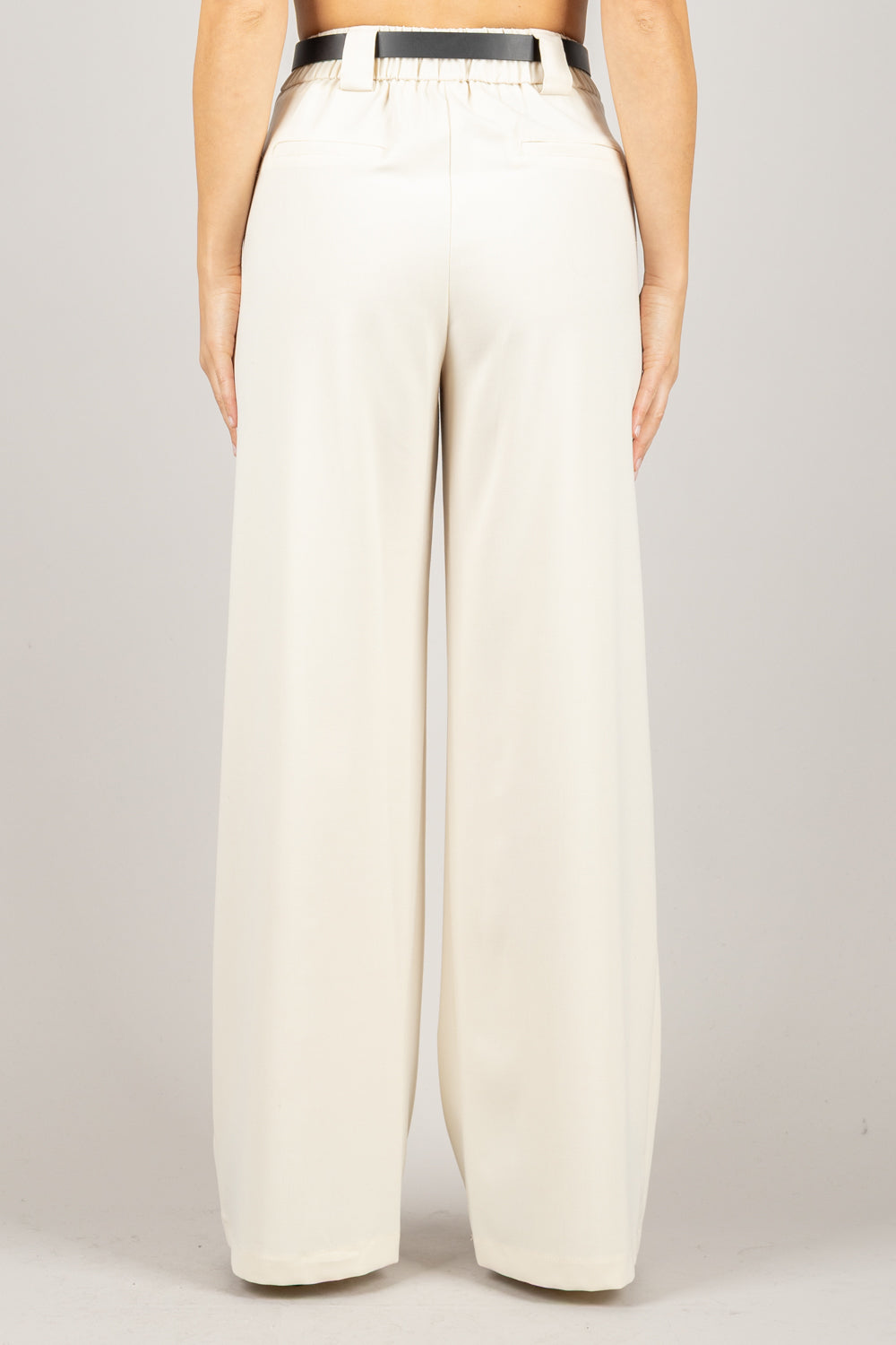 TENSIONE IN - 26P1046 - PANTALONE GAMBA DRITTA CON CINTURA