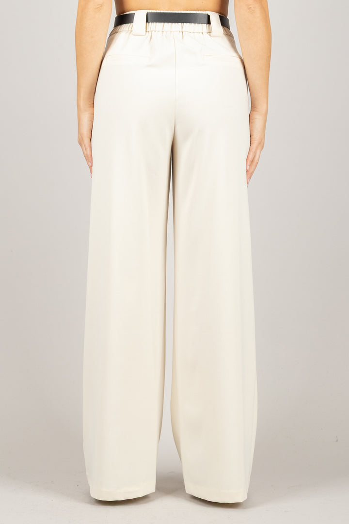 TENSIONE IN - 26P1046 - PANTALONE GAMBA DRITTA CON CINTURA