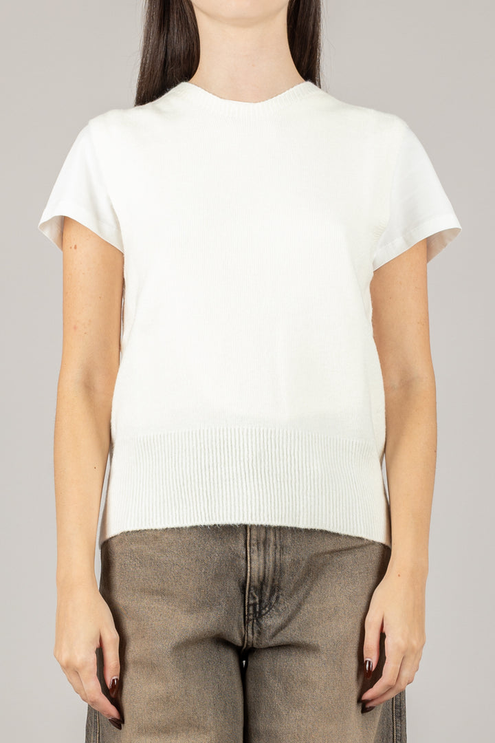 TENSIONE IN - 570302 - GILET IN MAGLIA GIROCOLLO