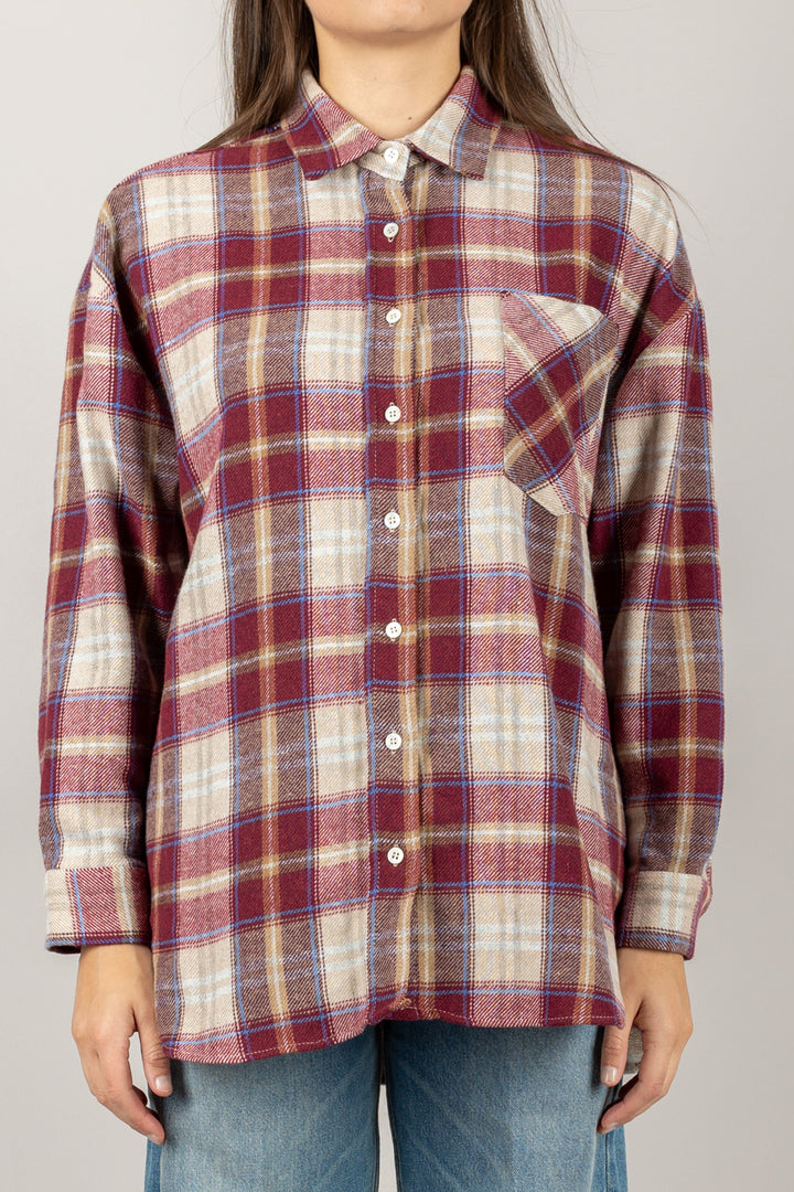 VICOLO - TF1700 - CAMICIA CHECK FLANELLA