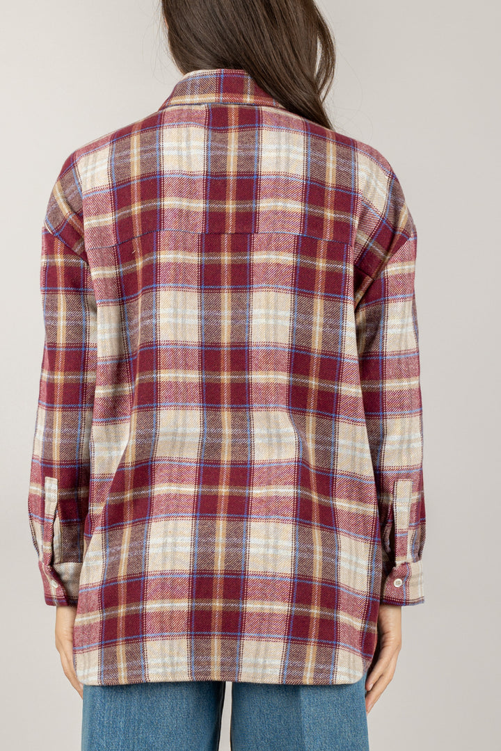 VICOLO - TF1700 - CAMICIA CHECK FLANELLA