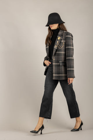 VICOLO - TF1988 - GIACCA CON SPILLE