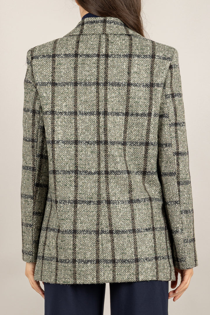 VICOLO - TF2085 - GIACCA CHECK CON SPILLE