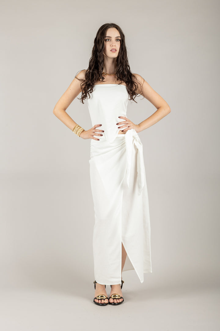 TENSIONE IN - SS251233 - TOP FOULARD