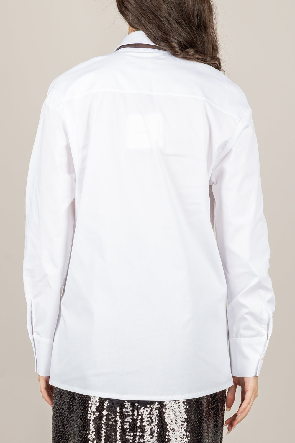 TENSIONE IN - 26C1360 - CAMICIA CON CRAVATTA E SPILLE