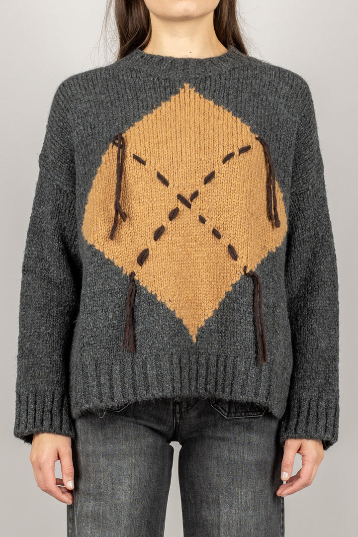 TENSIONE IN - D82000 - MAGLIA ROMBI