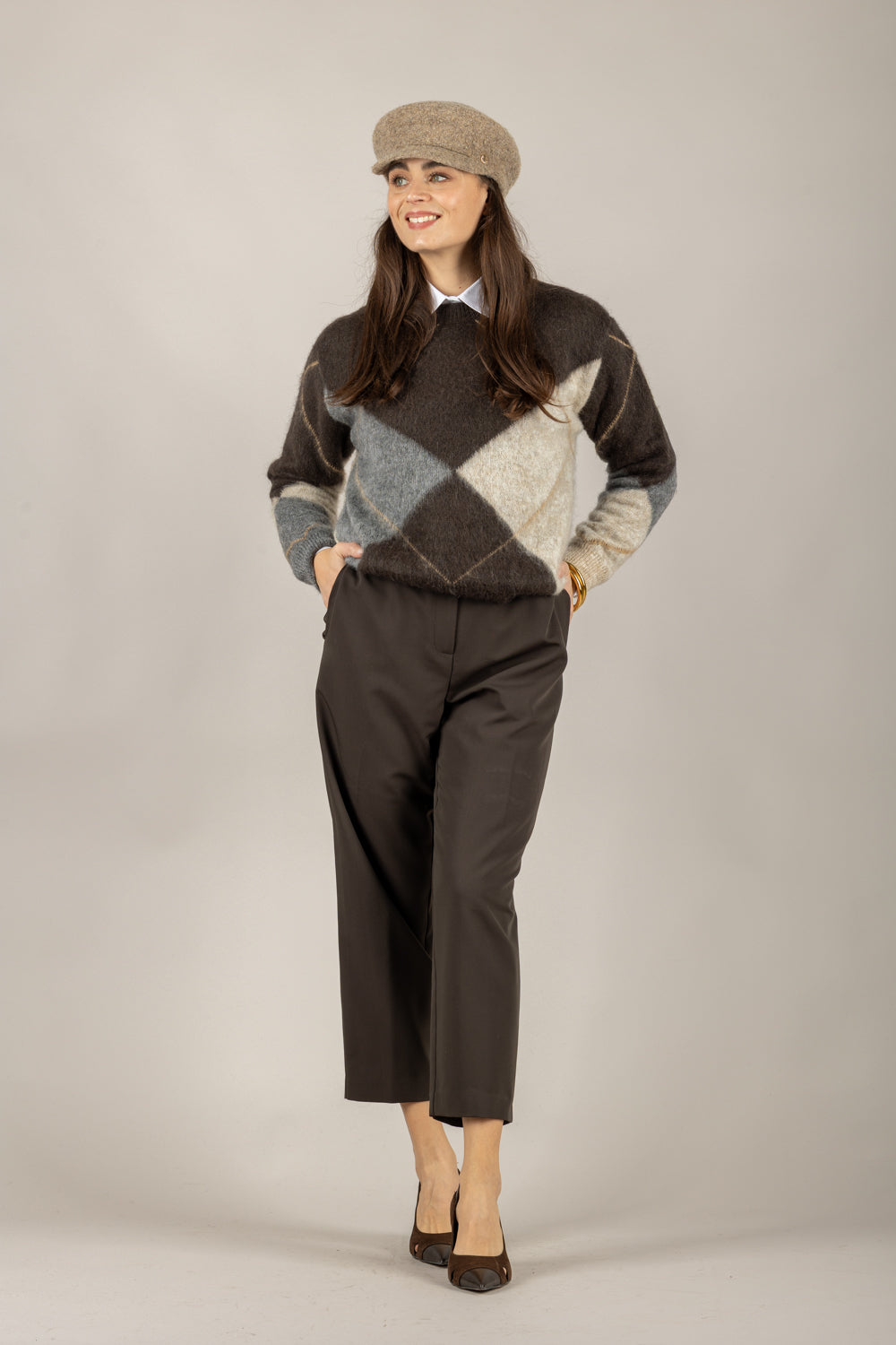 VICOLO - TF0373 - PANTALONE GAMBA DRITTA