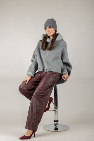 HAVEONE - KCT-P014 - BOMBER CON CAPPUCCIO