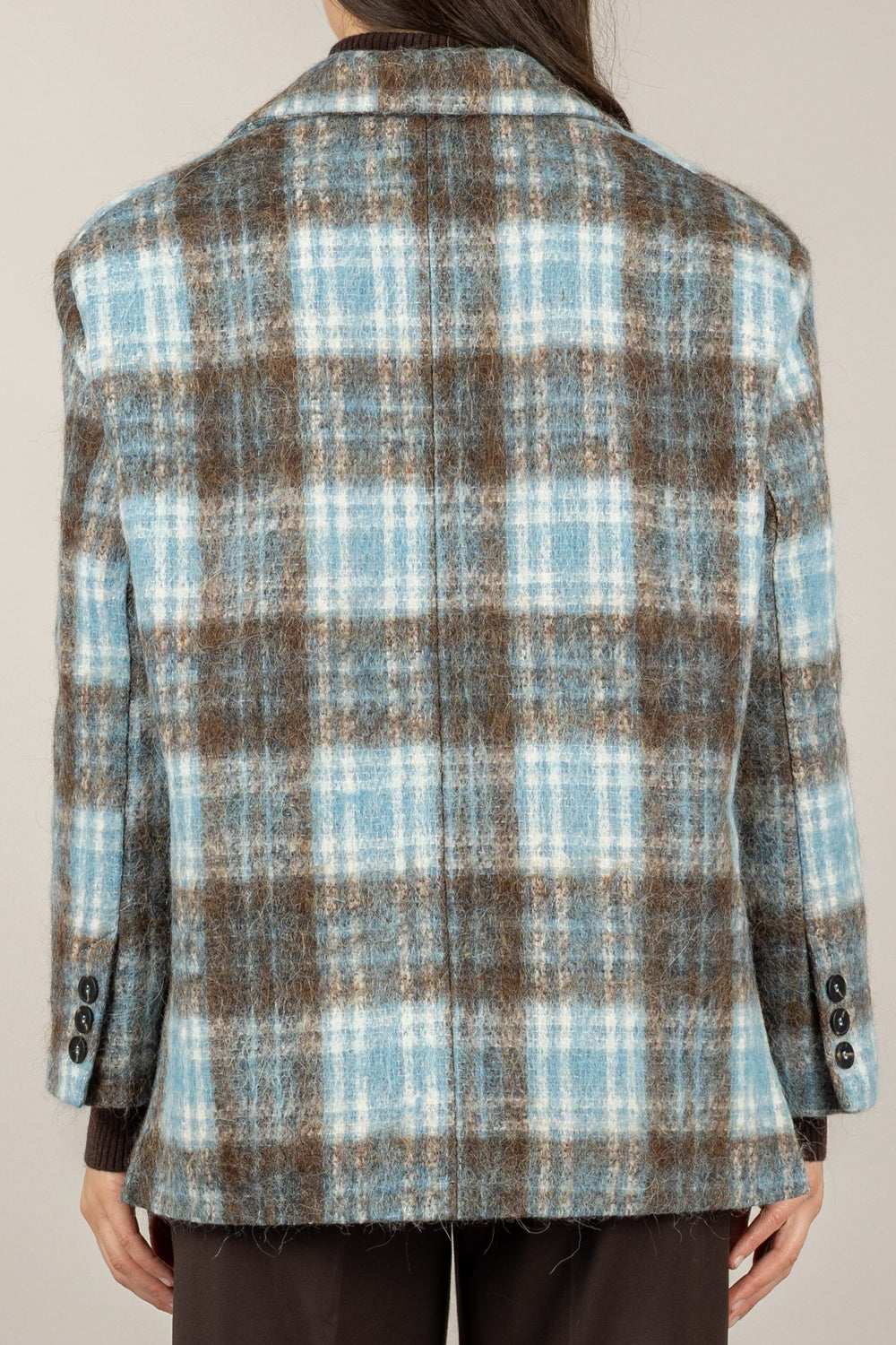 TENSIONE IN - 26B1634 - GIACCA TARTAN MONOPETTO