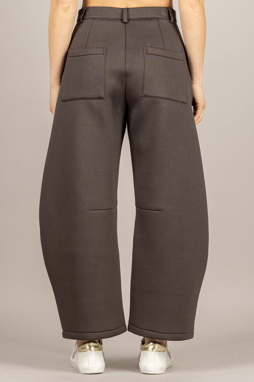 VICOLO - TAB1052 - PANTALONE BALLON NEOPRENE MORO