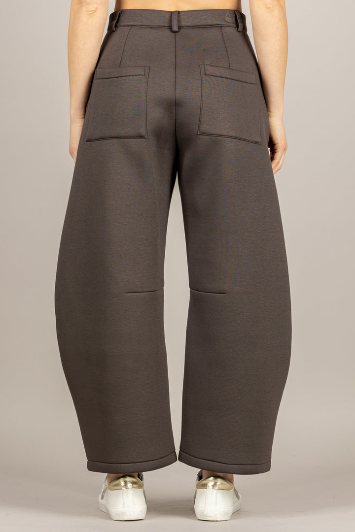 VICOLO - TAB1052 - PANTALONE BALLON NEOPRENE MORO