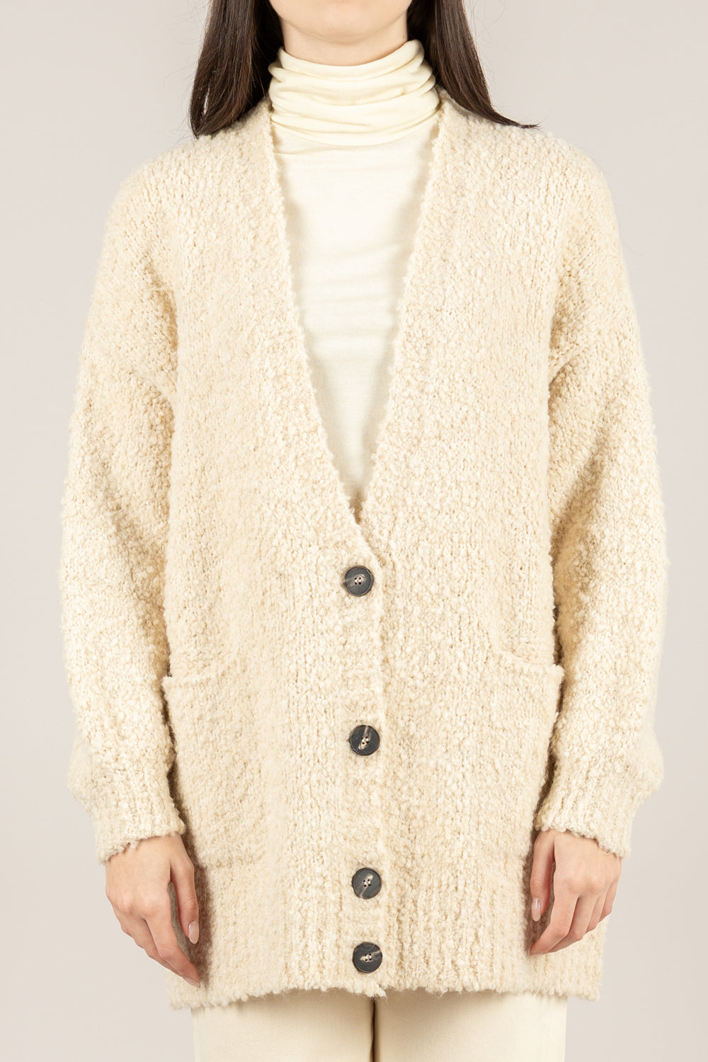 TENSIONE IN - D80768 - CARDIGAN 4 BOTTONI