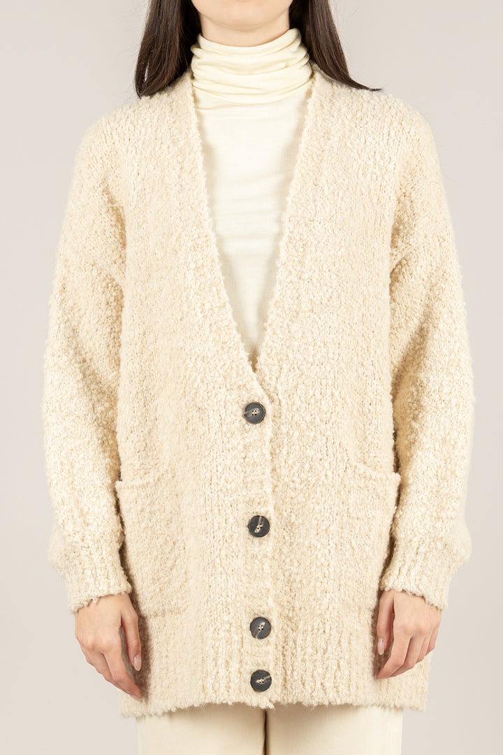 TENSIONE IN - D80768 - CARDIGAN 4 BOTTONI