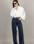 TENSIONE IN - CJ12721 - JEANS CON TASCHINI FRONTALI BLU