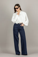 TENSIONE IN - CJ12721 - JEANS CON TASCHINI FRONTALI BLU