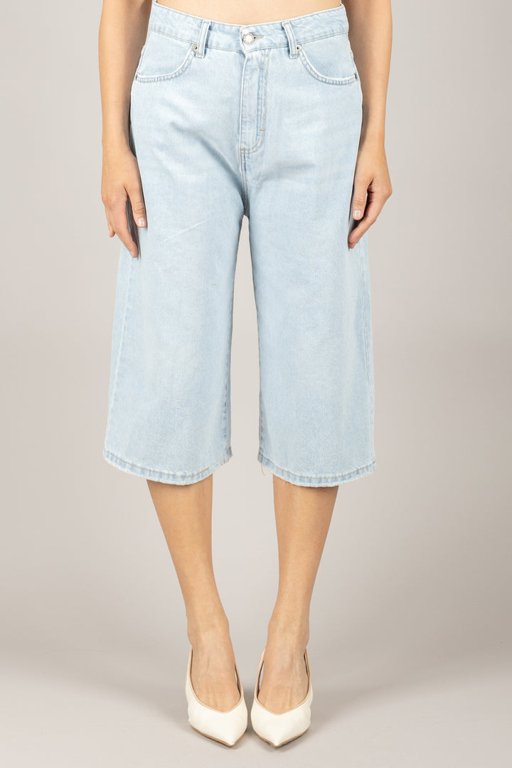 TENSIONE IN - GIUSI-BL-SS25 - BERMUDA DENIM