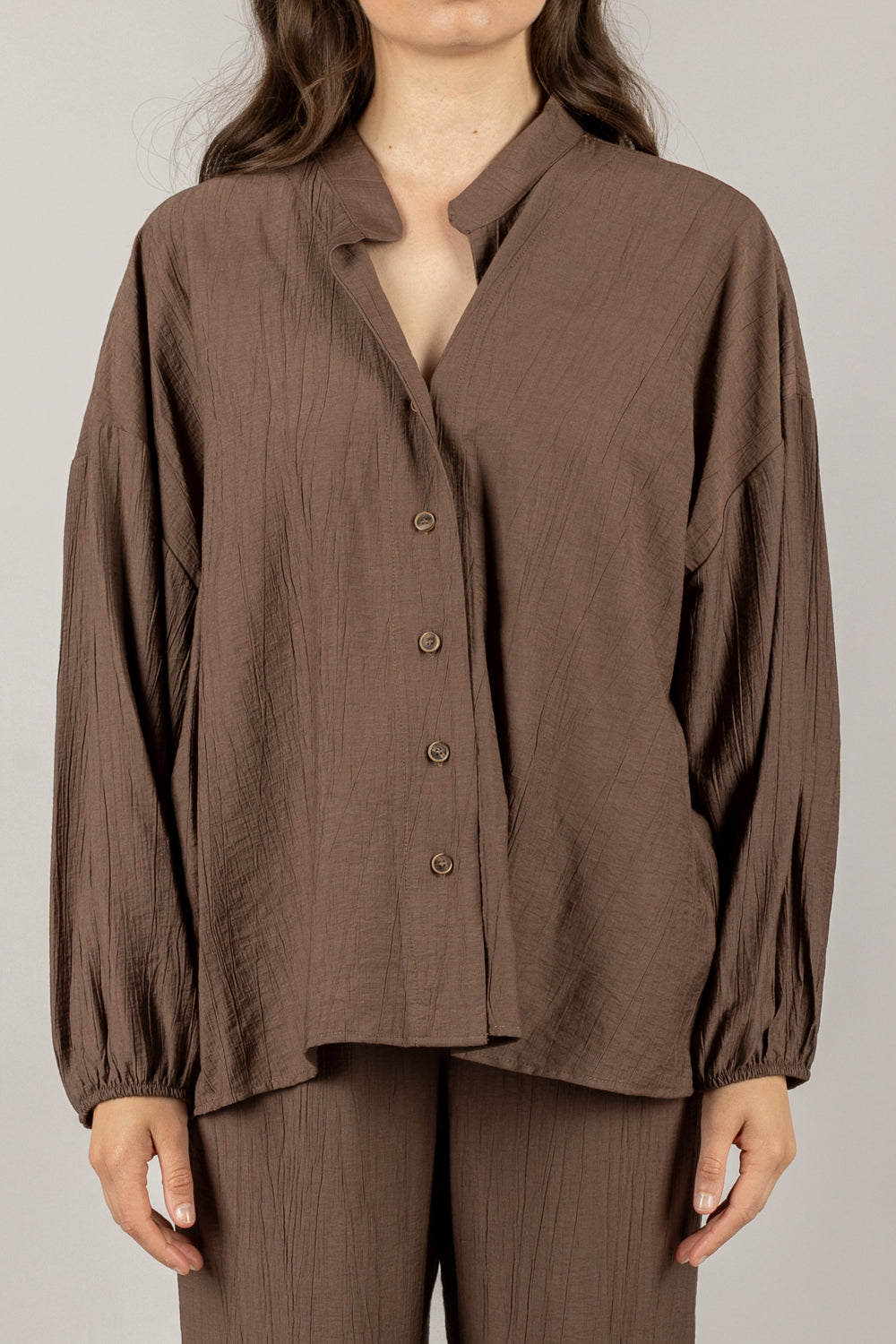 TENSIONE IN - 25C7640 - CAMICIA GOFFRATA