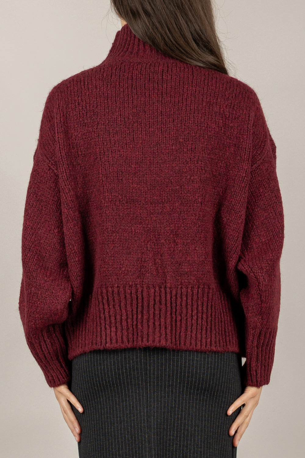 VICOLO - 33062F - MAGLIA COLLO ALTO