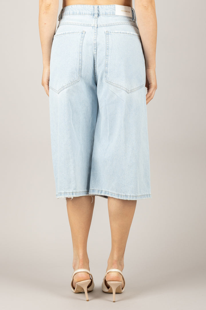TENSIONE IN - GIUSI-BL-SS25 - BERMUDA DENIM