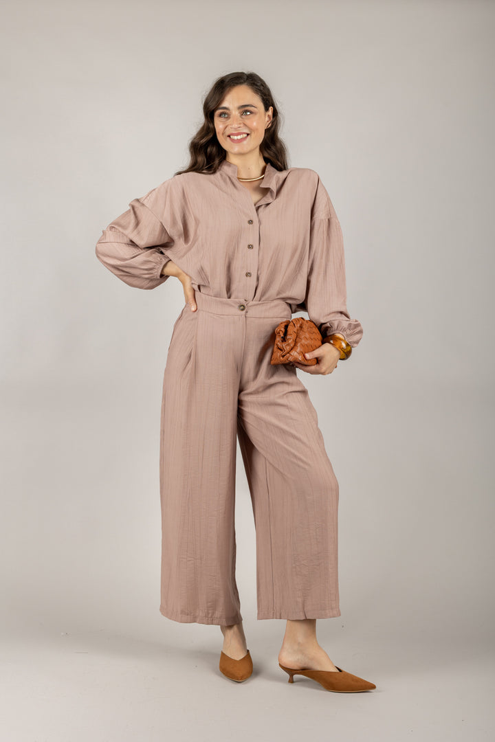 TENSIONE IN - 25C7640 - CAMICIA GOFFRATA